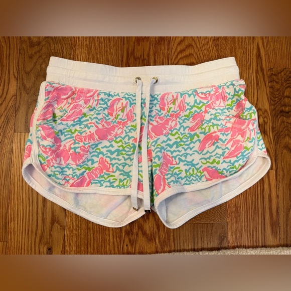 Lilly Pulitzer Chrissy Shorts Pop Up Lobstah Roll Size Small - Picture 1 of 8